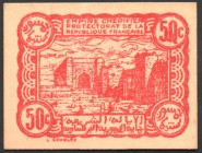 Morocco 50 Centimes 1944 RARE
P# 41; UNC-; Small Banknote; RARE!