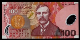 New Zealand 100 Dollars 1999 Rare
P189; BG99733799; UNC
