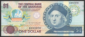 Bahamas 1 Dollar 1992 Commemorative
P# 50; № E 892370; "C. Columbus"; UNC