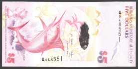 Bermuda 5 Dollars 2009
P# 58; № 048551; AUNC-