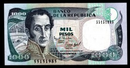 Colombia 1000 Pesos 1995
P438; #55151985; UNC