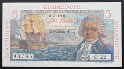 Guadeloupe 5 Francs 1947-1949
P#31; UNC