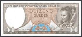 Suriname 1000 Gulden 1963
P# 124; № 000053125; UNC