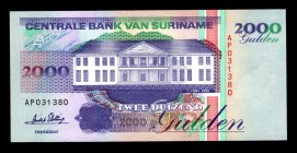 Suriname 2000 Gulden 1995
P142; AP031380; UNC
