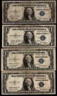 United States 1 Dollar 1935 4 Pieces
P416; Others letters; F-VF