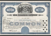 United States Erie Railroad Company 100 Shares 1955
XF