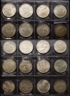 Czechoslovakia Lot of 20 Silver Coins 1928 - 1988
10-100 Korun 1928-1988; Silver; Allmost All Are With Different Motives