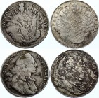 German States Bavaria Lot of 1 Thaler 1762 & 1771
Silver; Maximilian III Joseph