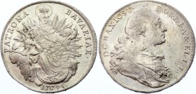 German States Bavaria 1 Konventionsthaler 1774 A
KM# 519.1; Silver; Maximilian III Joseph