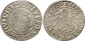 German States Prussia 1 Groschen 1539
MB# 3; Silver; Albrecht of Prussia