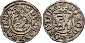 German States Quedlinburg 1/24 Thaler 1617
KM# 3; Silver; Dorothea; Amazing Condition, Mint Luster Remains