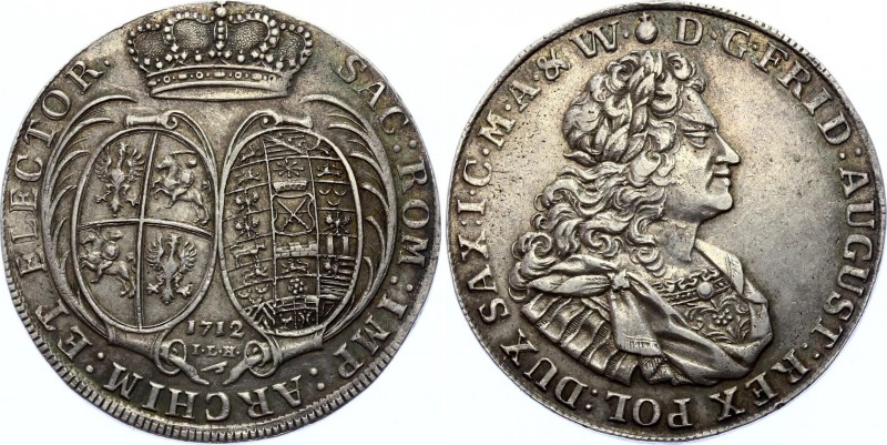 German States Saxony Thaler 1712 ILH
Sachsen Kurfürstentum, Friedrich August I....