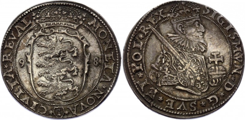 Estonia 1 Reichstaler 1598
Estland, Sigismund III. Wasa 1587-1632. REVAL / TALL...