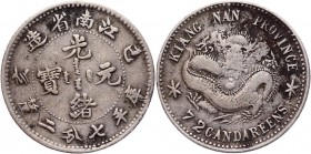 China Kiangnan 10 Cents 1901
Y# 142; Silver 2,60g; VF+