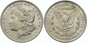 United States 1 Dollar 1921
KM# 110; Silver; "Morgan Dollar"; Nice Toning