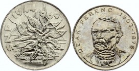Hungary & Czechoslovakia Lot of 2 Coins 1969 & 1994
200 Forint 1994 & 25 Korun 1969; Silver