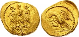 Skithia Geto-Dacians Koson AV Stater 44-42 B.C.
RPC# 1701A; HGC# 3.2, 2049.; Obverse: Roman consul accompanied by two lictors advancing left; monogra...