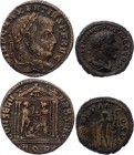 Roman Empire Lot of Denarius of Maximiam and folllis Maxentius 235 -300 A.D.
Lot of denarius of Maximiam and folllis Maxentius