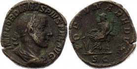 Roman Empire Sestertius Gordian III Fortuna 241 -243 A.D.
RIC.331 a - Sestertius.