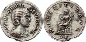 Roman Empire Sestercius 244 - 249 A.D. Collectors Copy!
12.20g 29mm; RIC# 209b; "PVDICITIA AVG"; Marcia Otacilia Severa