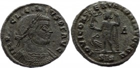 Roman Empire Follis 313 - 316 A.D.
Licinius.Emperor of the Roman Empire. Obverse: Bust to the right in a Laurel wreath Legend: Emperor Licinianus Lic...