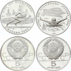 Russia - USSR Lot of 5 Roubles 1978
Silver Proof; Different Olympic Motives