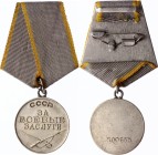 Russia Medal For The Battle Merit
# 700865; Type 2.1; Медаль «За боевые заслуги»
