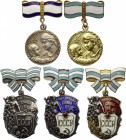 Russia - USSR Full Set of Orders Mother Glory - 1st 2nd 3rd Class & Medal of Maternity - 1st & 2nd Class
.