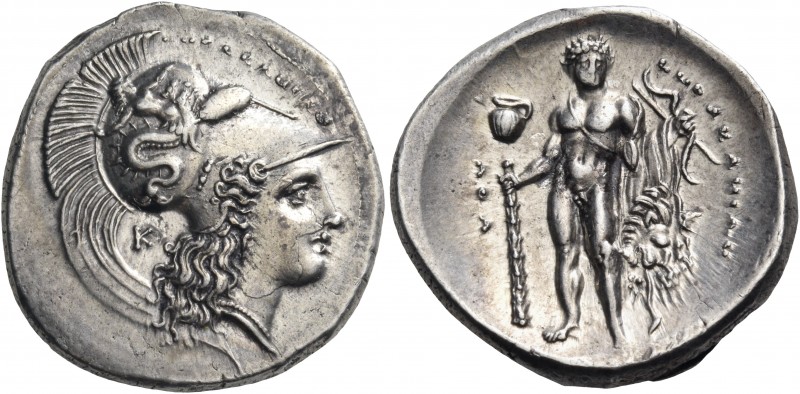 Lucania 
Herakleia. Circa 330-320 BC. Didrachm or nomos (Silver, 23 mm, 7.91 g,...