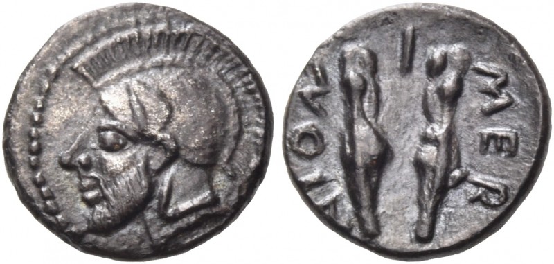 Sicily 
Himera. Circa 470-450 BC. Litra (Silver, 10 mm, 0.70 g, 6 h). Bearded m...
