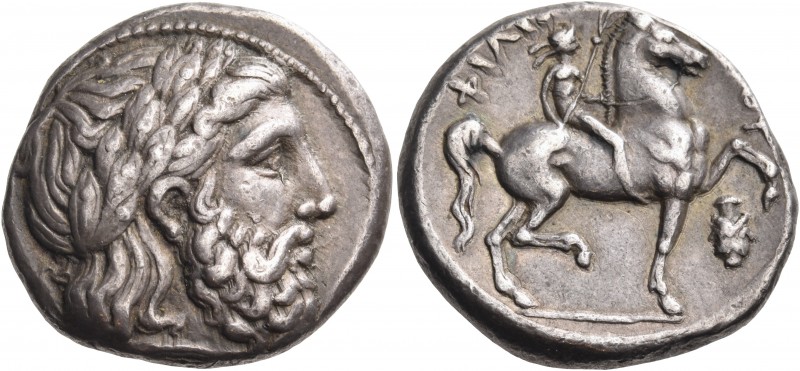 Kings of Macedon 
Philip II, 359-336 BC. Tetradrachm (Silver, 26 mm, 14.51 g, 1...