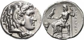 Kings of Macedon 
Alexander III ‘the Great’, 336-323 BC. Tetradrachm (Silver, 25 mm, 17.17 g, 12 h), Memphis, c. 332-323. Head of Herakles to right, ...