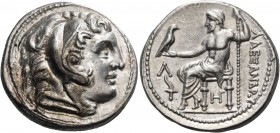Kings of Macedon 
Alexander III ‘the Great’, 336-323 BC. Tetradrachm (Silver, 28 mm, 17.24 g, 5 h), struck posthumously, Amphipolis, c. 315-294. Head...
