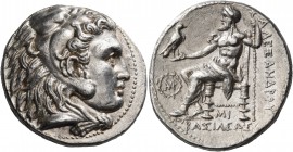 Kings of Macedon 
Alexander III ‘the Great’, 336-323 BC. Tetradrachm (Silver, 27 mm, 17.16 g, 1 h), struck under Seleukos I Nikator, Babylon, c. 311-...