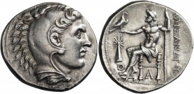 Kings of Macedon 
Alexander III ‘the Great’, 336-323 BC. Tetradrachm (Silver, 29 mm, 17.08 g, 1 h), struck posthumously, Uranopolis (?), circa 300-29...