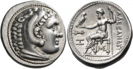Kings of Macedon 
Alexander III ‘the Great’, 336-323 BC. Tetradrachm (Silver, 27 mm, 17.25 g, 8 h), struck posthumously, Amphipolis, c. 294-290. Head...