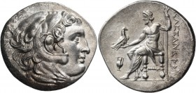 Kings of Macedon 
Alexander III ‘the Great’, 336-323 BC. Tetradrachm (Silver, 30 mm, 16.88 g, 1 h), struck posthumously, uncertain mint in western As...