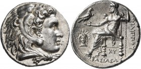 Kings of Macedon 
Philip III Arrhidaios, 323-317 BC. Tetradrachm (Silver, 27 mm, 17.17 g, 2 h), Babylon, c. 323-318/7. Head of Herakles to right, wea...