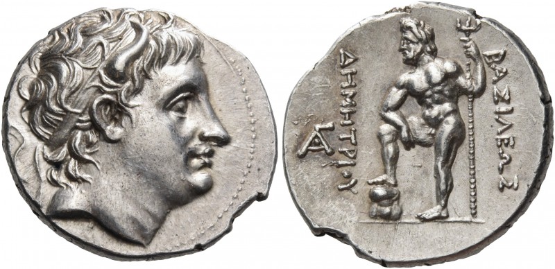 Kings of Macedon 
Demetrios I Poliorketes, 306-283 BC. Drachm (Silver, 18 mm, 4...