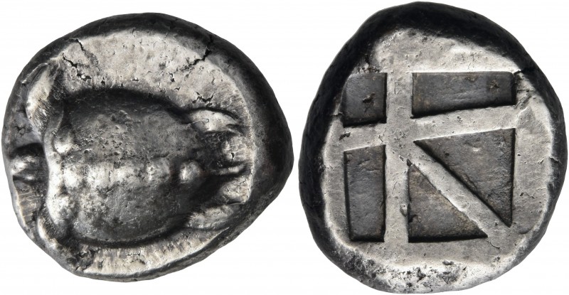 Islands off Attica 
Aegina. Circa 480-457 BC. Stater (Silver, 20 mm, 12.50 g). ...