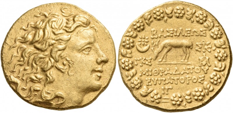 Kings of Pontos 
Mithradates VI Eupator, Circa 120-63 BC. Stater (Gold, 19 mm, ...