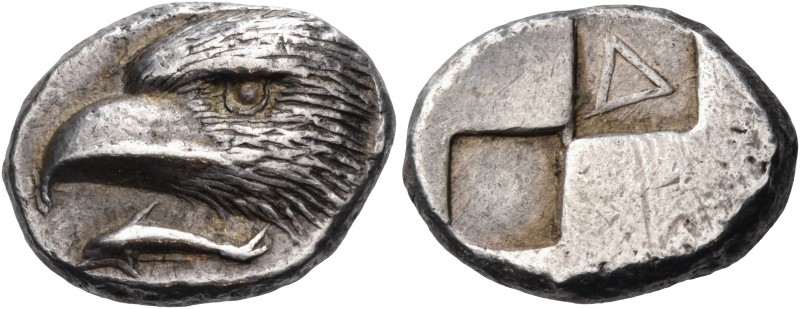 Paphlagonia 
Sinope. Circa 425-410 BC. Drachm (Silver, 19 mm, 6.12 g, 6 h). Hea...