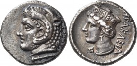 Bithynia 
Herakleia Pontika. Circa 360/340 BC. Drachm (Silver, 16 mm, 3.96 g, 12 h). Youthful head of Herakles to left, wearing lion's skin headdress...