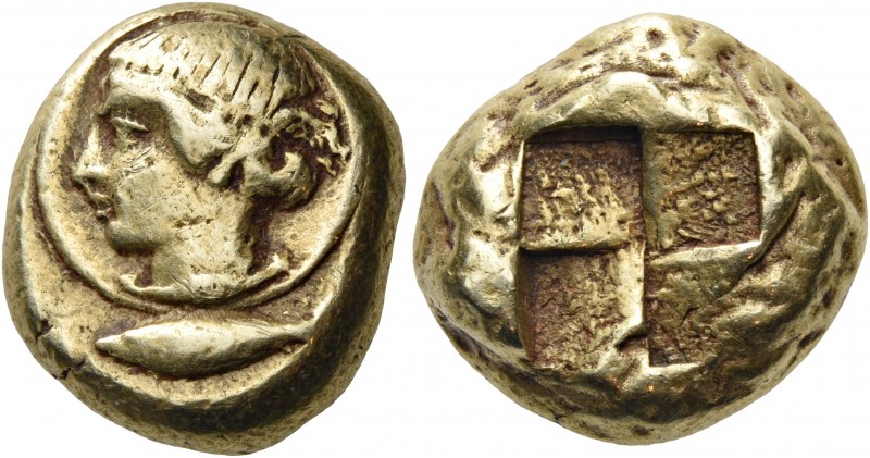 Mysia 
Kyzikos. 5th-4th century BC. Stater (Electrum, 19 mm, 16.08 g), c. 420s....