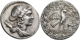 Troas 
Abydos. Circa 175-75 BC. Tetradrachm (Silver, 31 mm, 15.72 g, 1 h), struck under the magistrate Menedemos. Draped bust of Artemis to right, wi...