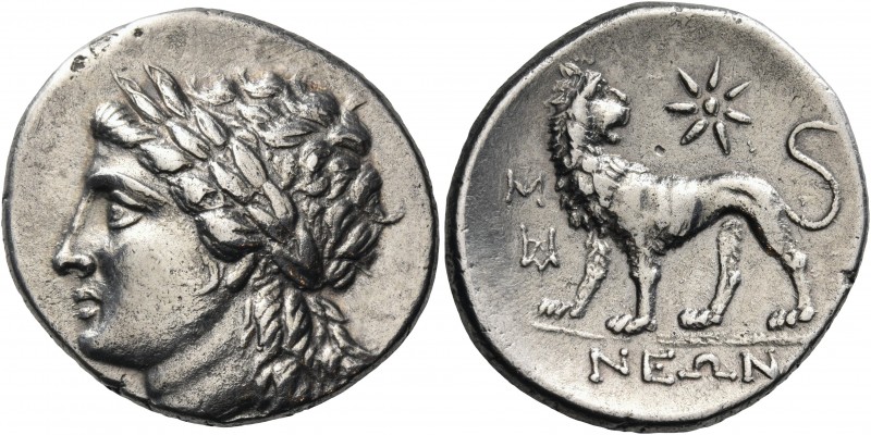 Ionia 
Miletos. Circa 250-190/80 BC. Didrachm (Silver, 25 mm, 10.43 g, 12 h), P...