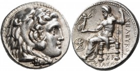 Seleukid Kings of Syria 
Seleukos I Nikator, 312-281 BC. Tetradrachm (Silver, 26 mm, 17.13 g, 9 h), Seleukeia in Pieria, after c. 300. Head of Herakl...