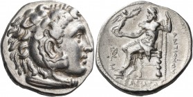 Seleukid Kings of Syria 
Antiochos I Soter, 280-261 BC. Tetradrachm (Silver, 26 mm, 17.17 g, 5 h), Sardes. Head of Herakles to right, wearing lion's ...
