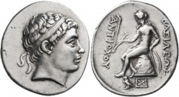 Seleukid Kings of Syria 
Antiochos Hierax, circa 242-227 BC. Tetradrachm (Silver, 31 mm, 16.94 g, 11 h), Abydos in Troas. Diademed head of Hierax to ...
