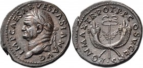 Vespasian, 69-79. Dupondius (Orichalcum, 27 mm, 11.61 g, 7 h), struck for use in Syria, Rome, 74. IMP CAESAR VESPASIAN AVG Laureate head of Vespasian ...